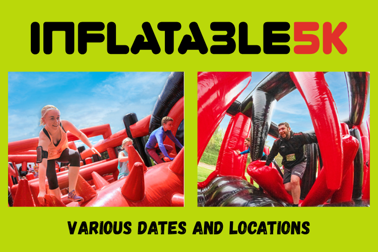 Infographic for the Inflatable 5K obstacle run