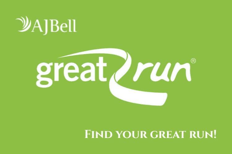 AJ Bell Great Runs 2026 infographic - various events at various locations