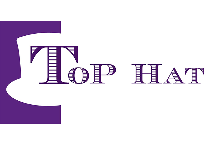Top Hat logo with purple text