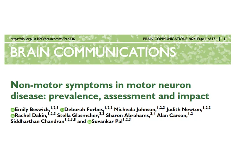 Screenshot of publication header in scientific journal